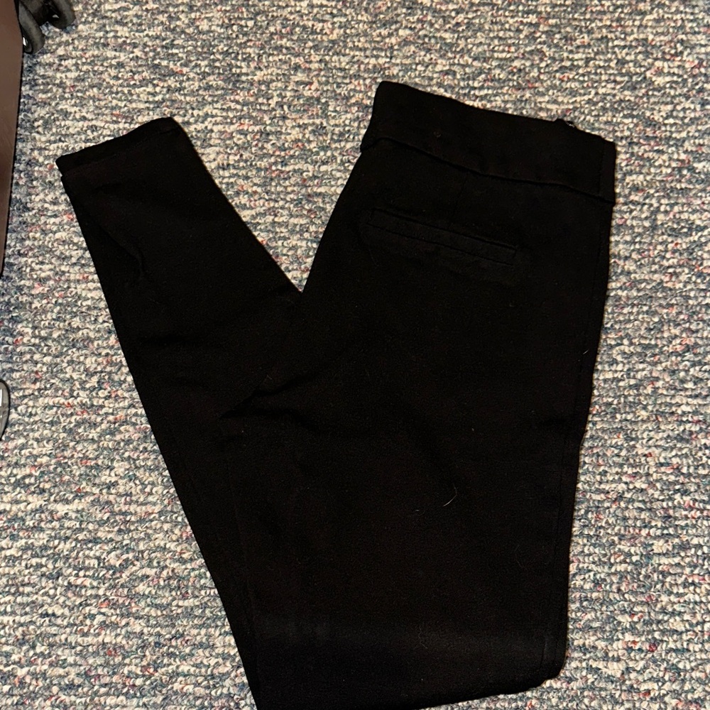 Classic Black Skinned Dress Pants